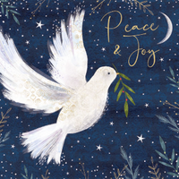 Christmas Card Twin Pack: Candles and Doves