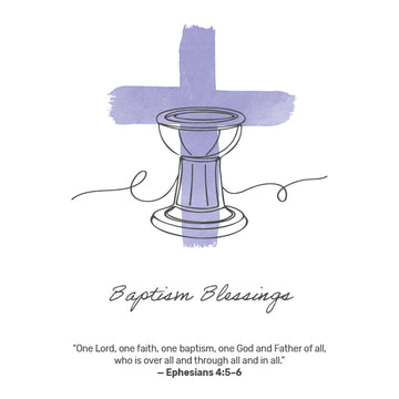 Baptism Sacrament Card
