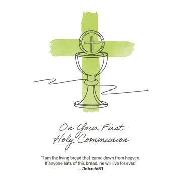 First Holy Communion Sacrament Card